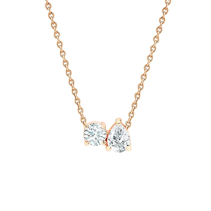 MINUTIAE Stylish Crystal Pendant Necklace For Women With Extendable Chain